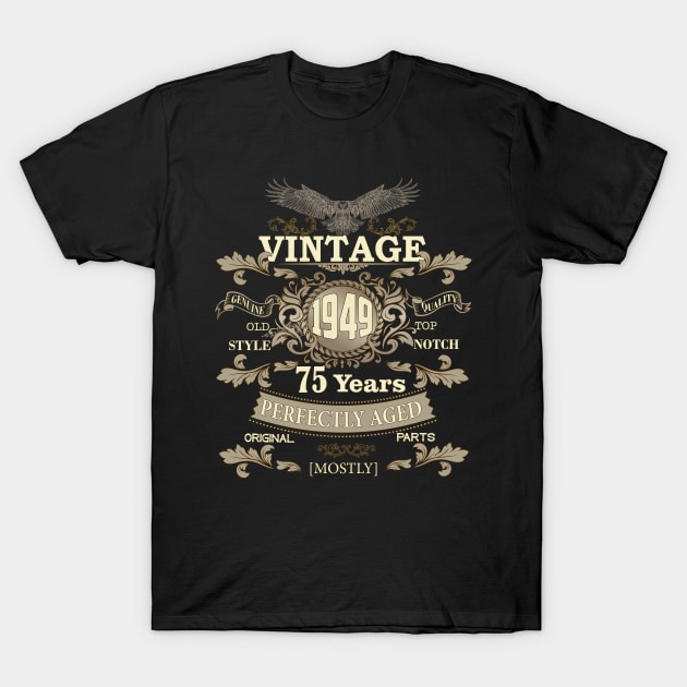 Timeless Treasures- Vintage Ornaments as a Thoughtful 75th Birthday Gift for Him T-Shirt by KrasiStaleva